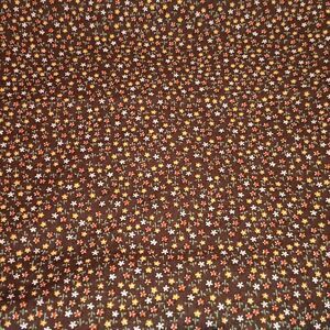 Vintage Concord Fabrics Calico Ditsy Floral Fabric-1970s-Cottagecore-.97 Yds